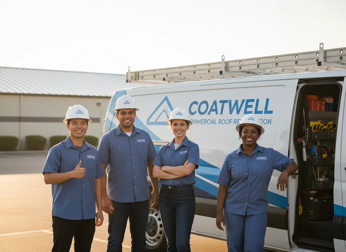 Commercial roof coating company in Ortley, SD